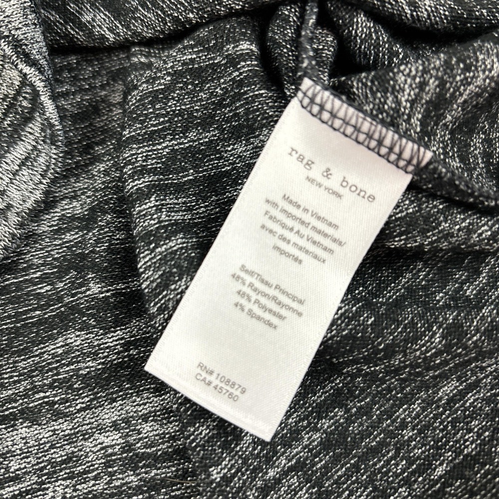 Rag & Bone Sweater Womens Large‎ Gray Turtleneck Pullover Lightweight Stretch - Picture 7 of 9